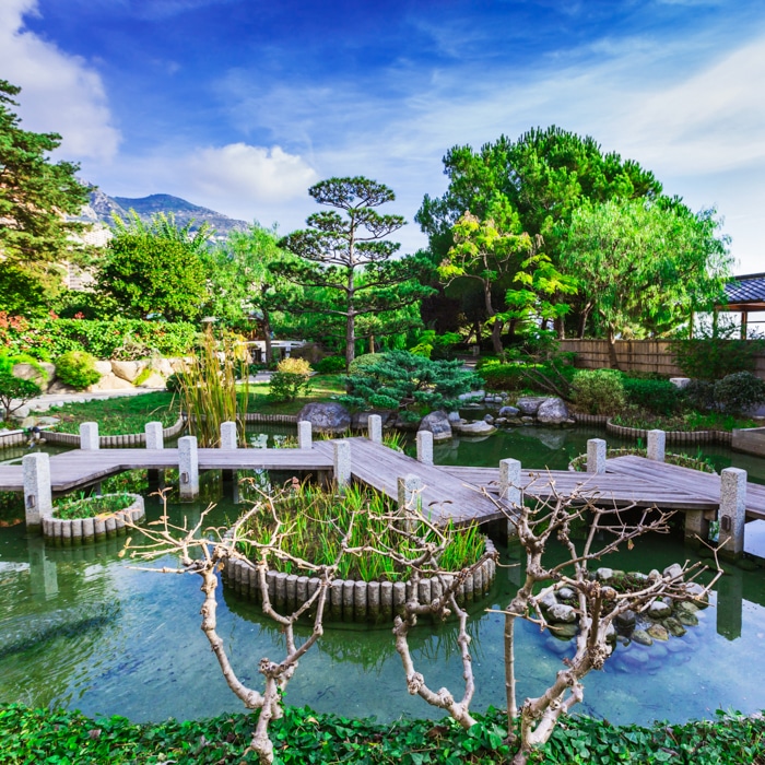 Japanese gardens in Monte Carlo, Monaco