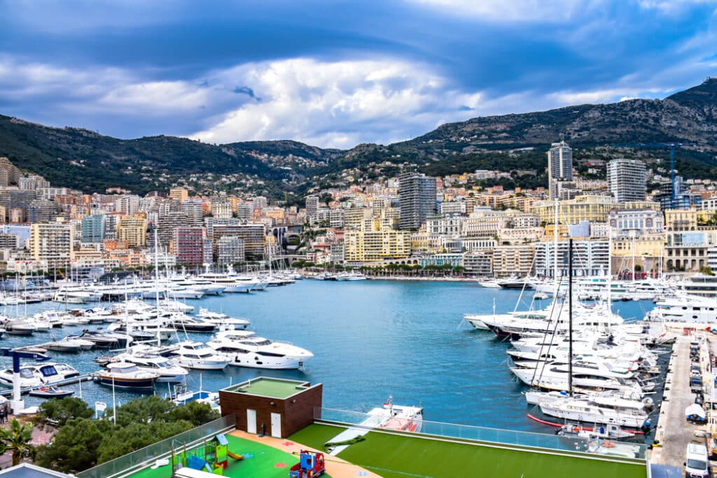 Cloudy day in Monaco