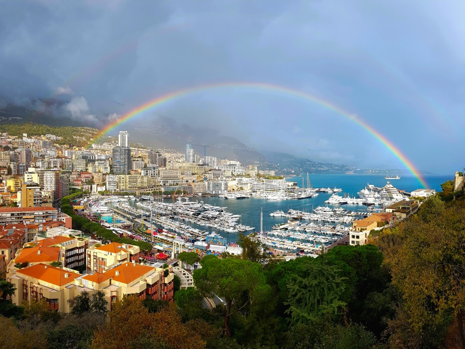 Spring weather in Monaco