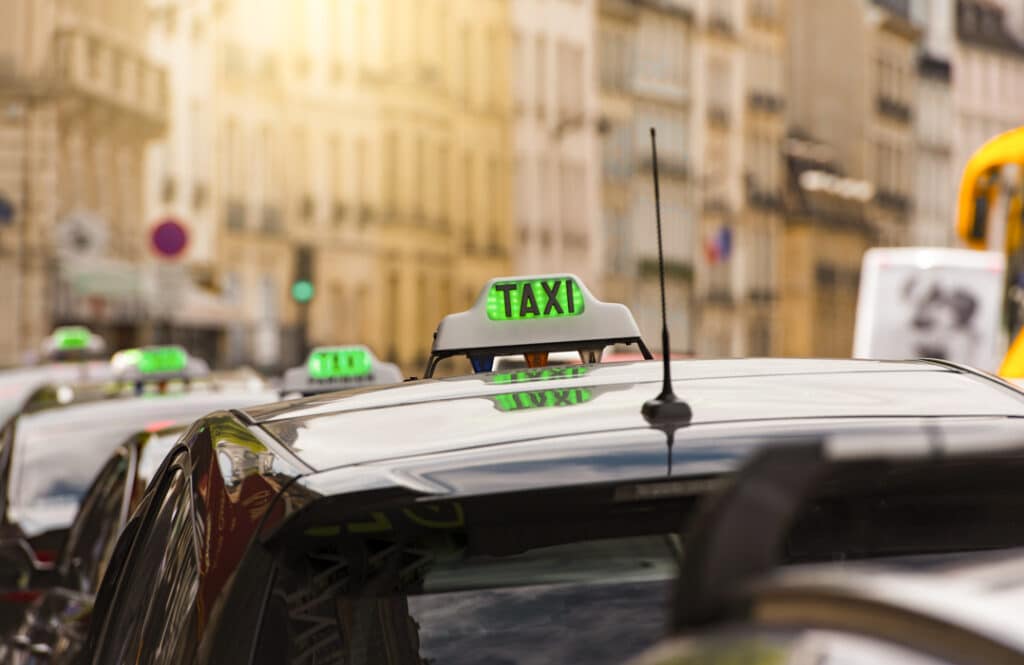 Taxi in Nice, France
