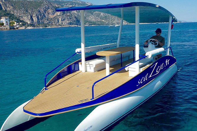 boat tour monaco - solar panel boat